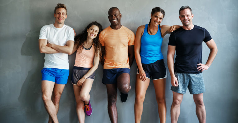 People wearing Sportswear 