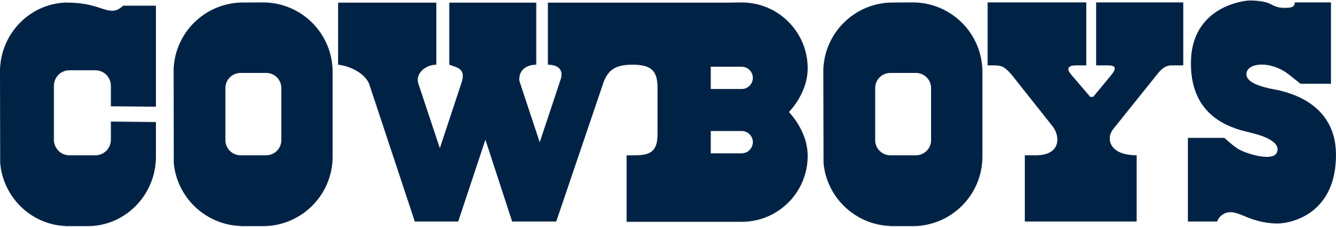 Dallas Cowboys wordmark