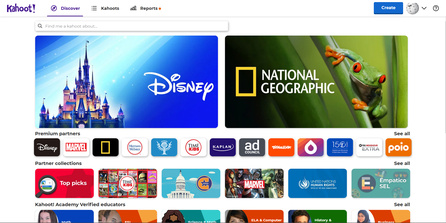 Kahoot web screenshot