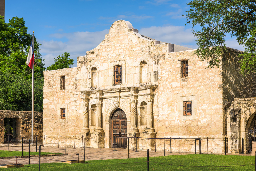 The Alamo in San Antonio, Texas